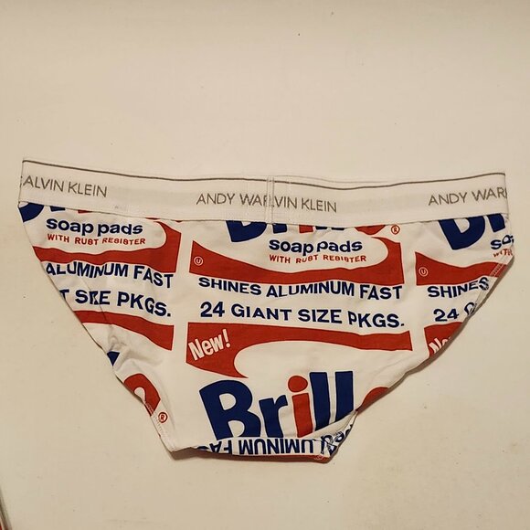 LIMITED EDITION Calvin Klein Andy Warhol Bikini Briefs Woman's Size Small BNIP - Picture 6 of 8